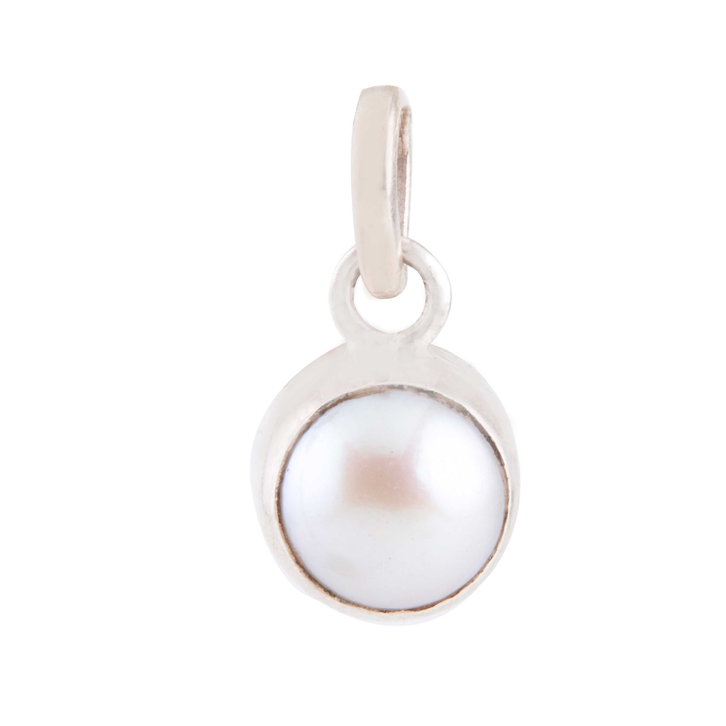 Pearl Pendant in 925 Silver | Natural & Certified | Unisex Both for Men & Women